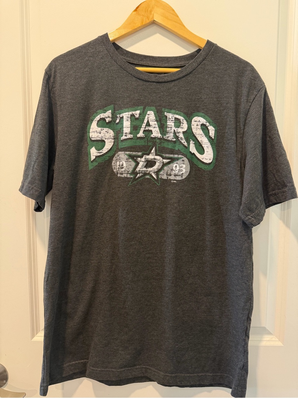 NHL Dallas Stars Charcoal Short Sleeve Graphic Tee
